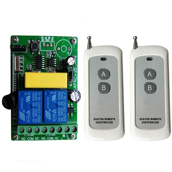 smart home control 500m 433 mhz rf remote ac 220v 2ch relay receiver for universal garage/door/light/led/fanner/motor/signal transmission
smart home control 500m 433 mhz rf remote ac 220v 2ch relay receiver for universal garage/door/light/led/fanner/motor/signal transmission