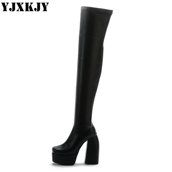 boots yjkjy super high heels platform shoes women fashion zip over the knee ladies casual party stretch black woman
boots yjkjy super high heels platform shoes women fashion zip over the knee ladies casual party stretch black woman