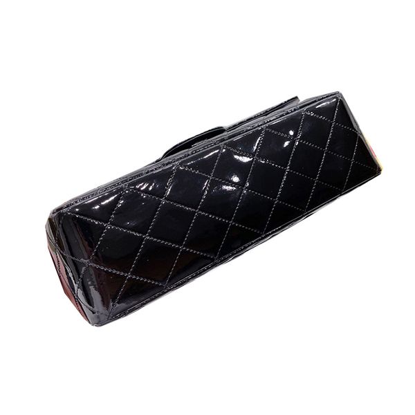 2022maxi jumbo quilted patent leather bags shiny classic double flap totes rectangle luggage silver metal hardware matelasse cha
2022maxi jumbo quilted patent leather bags shiny classic double flap totes rectangle luggage silver metal hardware matelasse cha