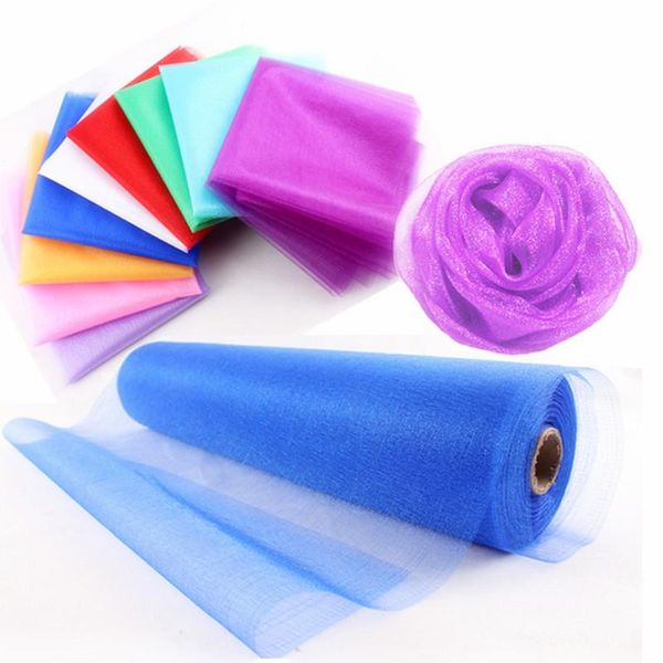 3pcs crystal tulle organza 10meter/lot 48cm wide sheer gauze tulle roll fabric wedding table runner decoration 5zsh801
3pcs crystal tulle organza 10meter/lot 48cm wide sheer gauze tulle roll fabric wedding table runner decoration 5zsh801