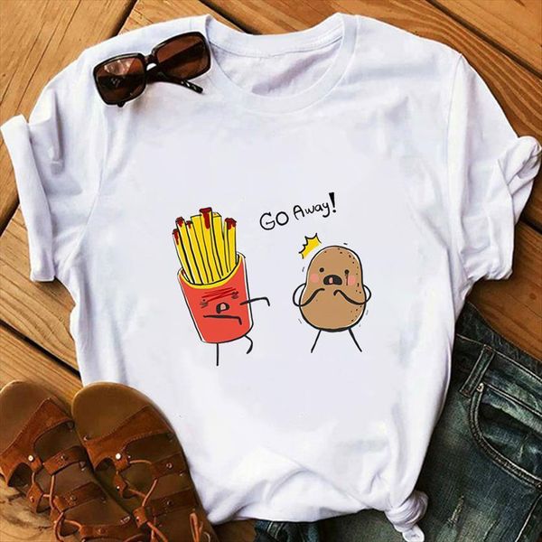 hamburgers and fries printed women t shirts hip hop short sleeve casual cartoon cool plus size, White
hamburgers and fries printed women t shirts hip hop short sleeve casual cartoon cool plus size, White