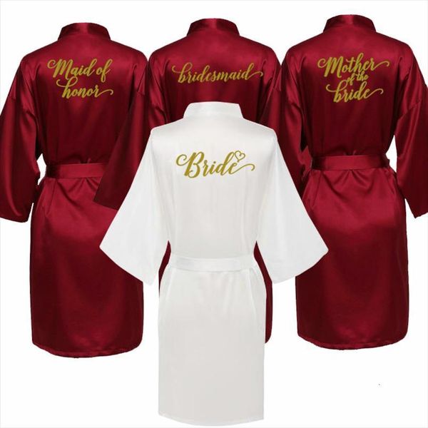 burgundy robe gold writing women sleepwear mother of the groom robes wedding short bride kimono bridesmaid satin drop, Black;red
burgundy robe gold writing women sleepwear mother of the groom robes wedding short bride kimono bridesmaid satin drop, Black;red