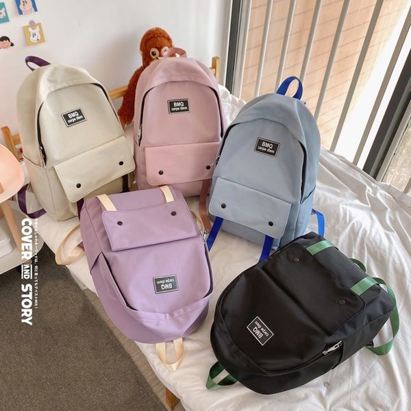korean school backpack nylon women's trendy and fashionable bags for campus students
korean school backpack nylon women's trendy and fashionable bags for campus students
