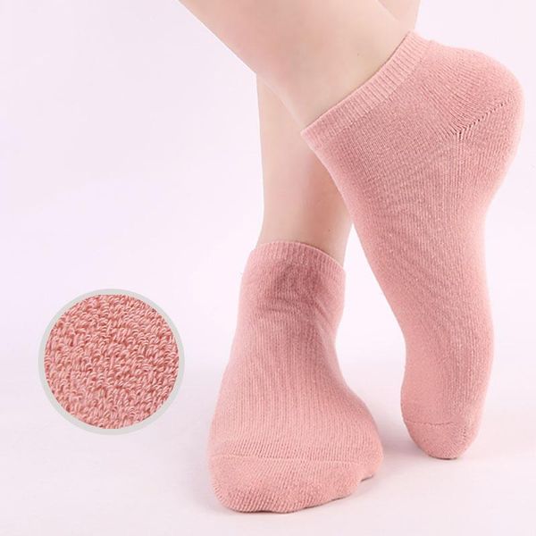 sports socks 2 pairs women yoga spring autumn wear warm terry cotton female indoor pilates training short, Black
sports socks 2 pairs women yoga spring autumn wear warm terry cotton female indoor pilates training short, Black