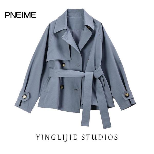 women's trench coats windbreaker high-end shorty coat college style spring and autumn short waist british women, Tan;black
women's trench coats windbreaker high-end shorty coat college style spring and autumn short waist british women, Tan;black