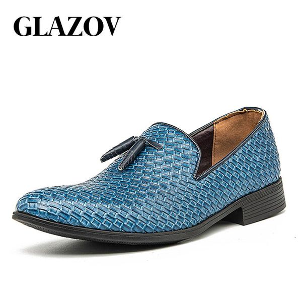 dress shoes glazov leather men's business men oxfords slip on party wedding derby casual flats, Black
dress shoes glazov leather men's business men oxfords slip on party wedding derby casual flats, Black