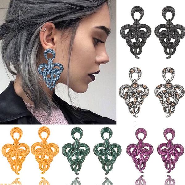 dangle & chandelier missvikki 12 colors leopard twist snake earrings african dubai russia punk noble luxury for women jewelry, Silver
dangle & chandelier missvikki 12 colors leopard twist snake earrings african dubai russia punk noble luxury for women jewelry, Silver