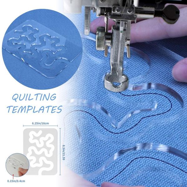 sewing notions & tools 1set motion quilting essential template machine ruler patchwork quilter's meander, Black
sewing notions & tools 1set motion quilting essential template machine ruler patchwork quilter's meander, Black
