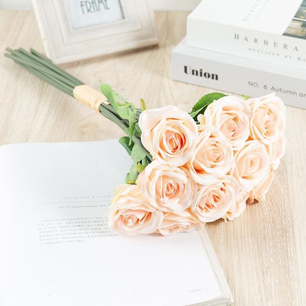12 head rose wedding bride holding flower home decoration artificial flowers farm house decor party decorations
12 head rose wedding bride holding flower home decoration artificial flowers farm house decor party decorations
