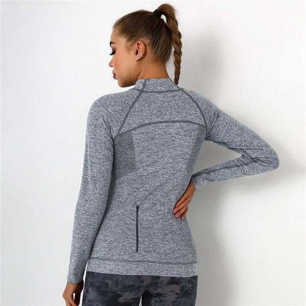 yoga outfit women seamless shirts with zipper long sleeve quick dry t-shirts training shirt workout gym fitness sports top
yoga outfit women seamless shirts with zipper long sleeve quick dry t-shirts training shirt workout gym fitness sports top
