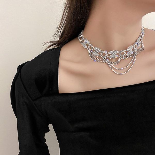 chokers lovoacc exaggeration full rhinestones bling necklaces for women multilayered hollow necklace luxury party jewelry, Golden;silver
chokers lovoacc exaggeration full rhinestones bling necklaces for women multilayered hollow necklace luxury party jewelry, Golden;silver