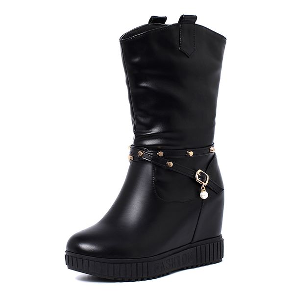 cinta pearl wedge heel mid-calf calf-footed lining internal proof platform dmid water mid-boots interior height rivet 2zvc, Black
cinta pearl wedge heel mid-calf calf-footed lining internal proof platform dmid water mid-boots interior height rivet 2zvc, Black