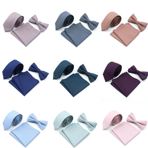 neck ties brand men's tie solid color bamboo fiber 6cm necktie pocket square bowtie accessories daily wear wedding party gift for man, Blue;purple
neck ties brand men's tie solid color bamboo fiber 6cm necktie pocket square bowtie accessories daily wear wedding party gift for man, Blue;purple