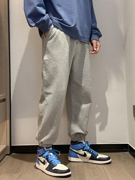 men's pants summer leggings loose autumn casual grey sports fashion spring and guard overalls, Black
men's pants summer leggings loose autumn casual grey sports fashion spring and guard overalls, Black