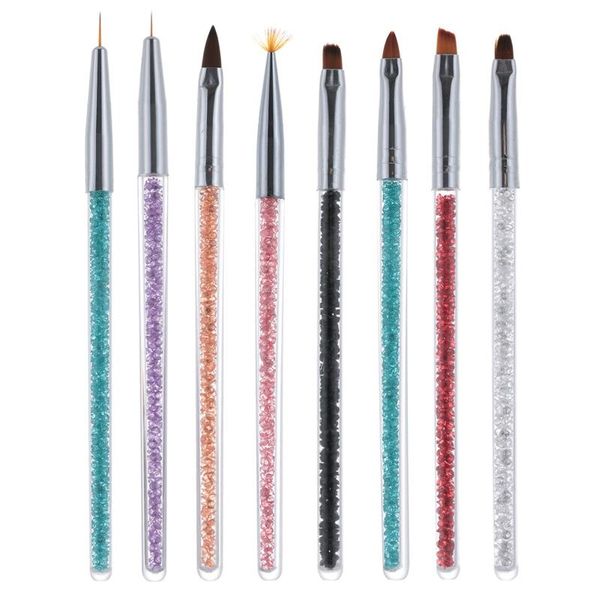 nail brushes art liner potherapy lining pen flatfan carving dotting tools set drawing brush painting design, Yellow
nail brushes art liner potherapy lining pen flatfan carving dotting tools set drawing brush painting design, Yellow