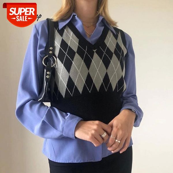 weekeep y2k argyle plaid fashion knitted sweater vest streetwear v neck streetwear tank women preppy style knitwear jumpers #ew1s, White
weekeep y2k argyle plaid fashion knitted sweater vest streetwear v neck streetwear tank women preppy style knitwear jumpers #ew1s, White