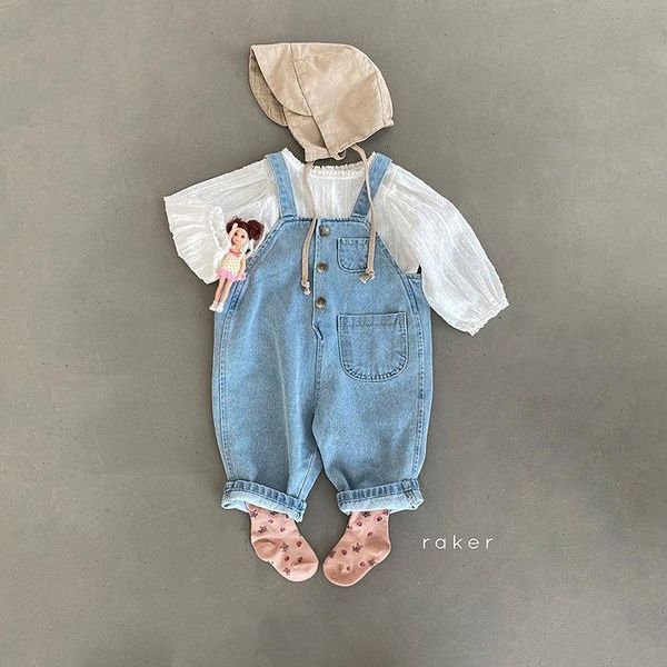 children's clothing 2021 spring new boys and girls denim overalls children's casual jeans pants kids clothes, Blue
children's clothing 2021 spring new boys and girls denim overalls children's casual jeans pants kids clothes, Blue