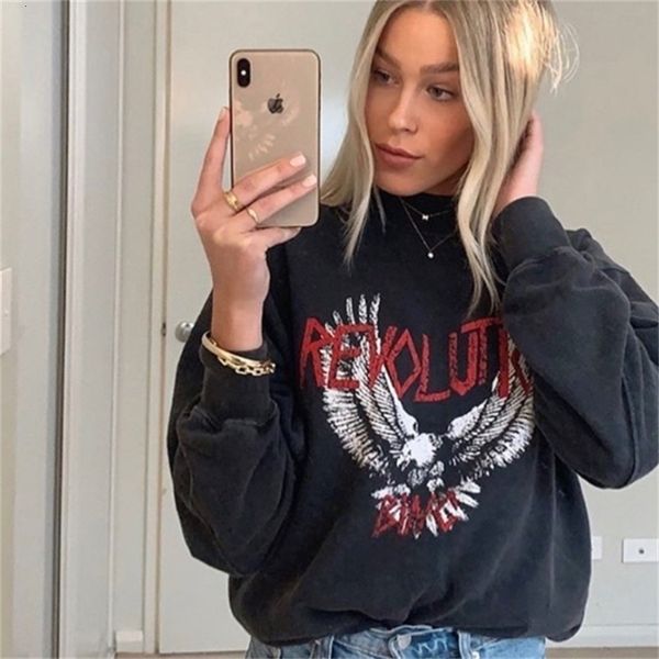 women's hoodies & sweatshirts eagle graphic faded sweatshirt women autumn winter vintage cotton rock fashion femme pullover oversized, Black
women's hoodies & sweatshirts eagle graphic faded sweatshirt women autumn winter vintage cotton rock fashion femme pullover oversized, Black