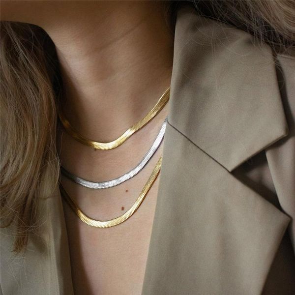 chains lispector 925 sterling silver 4mm snake chain choker necklaces for women minimalist chic gothic punk necklace female jewelry
chains lispector 925 sterling silver 4mm snake chain choker necklaces for women minimalist chic gothic punk necklace female jewelry