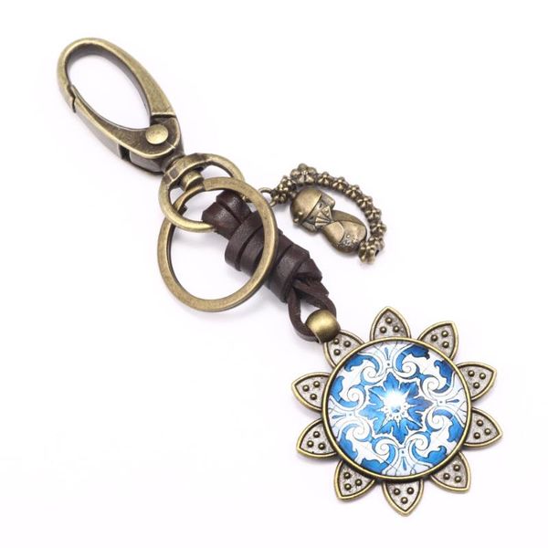 keychains sell korean trend glass key chain sun flower alloy doll decoration cowhide series pendant, Silver
keychains sell korean trend glass key chain sun flower alloy doll decoration cowhide series pendant, Silver