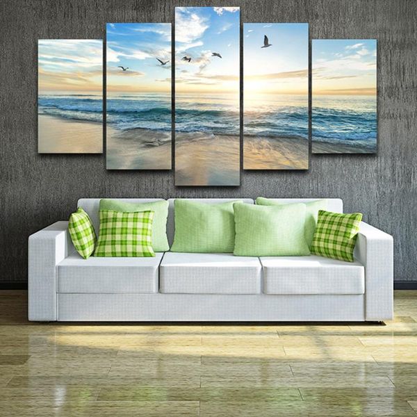 canvas hd prints poster home decor 5 pieces sea wave beach seagull birds paintings modular wall art seascape pictures framework
canvas hd prints poster home decor 5 pieces sea wave beach seagull birds paintings modular wall art seascape pictures framework