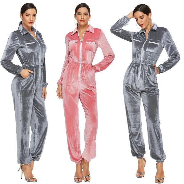 women's jumpsuits & rompers fashion women autum velvet jumpsuit long sleeve high waist zipper street wear jumpsiut romper trousers, Black;white
women's jumpsuits & rompers fashion women autum velvet jumpsuit long sleeve high waist zipper street wear jumpsiut romper trousers, Black;white