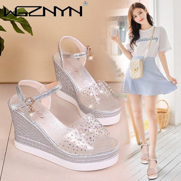 sandals wgznyn 2021 fashion wedge women summer open toe fish head platform 10cm high heels shoes, Black
sandals wgznyn 2021 fashion wedge women summer open toe fish head platform 10cm high heels shoes, Black