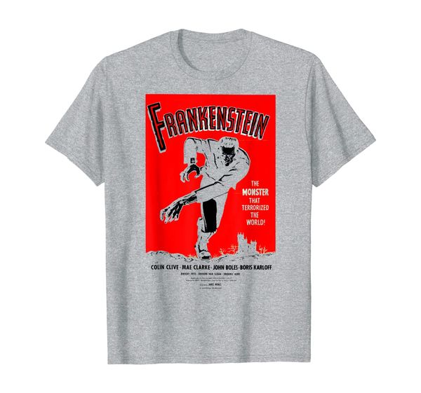 frankenstein movie poster shirt - vintage horror movie shirt t-shirt, White;black
frankenstein movie poster shirt - vintage horror movie shirt t-shirt, White;black