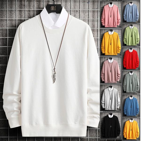 men's sweaters round neck sweater autumn and winter style loose trend versatile multicolor bottoming shirt long sleeve t-shirt, White;black
men's sweaters round neck sweater autumn and winter style loose trend versatile multicolor bottoming shirt long sleeve t-shirt, White;black