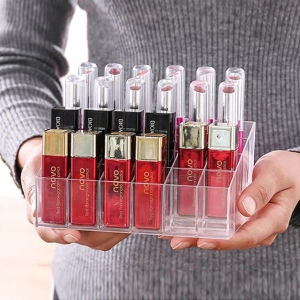 1pc lipstick display holder makeup tools organizer cosmetic transparent multifunctional lipstick stand case
1pc lipstick display holder makeup tools organizer cosmetic transparent multifunctional lipstick stand case