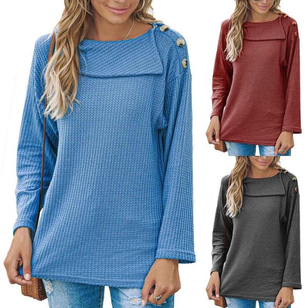 women's blouses & shirts fashion button knitted blouse shirt loose open collar casual autumn winter ladies female women long sleeve blu, White
women's blouses & shirts fashion button knitted blouse shirt loose open collar casual autumn winter ladies female women long sleeve blu, White