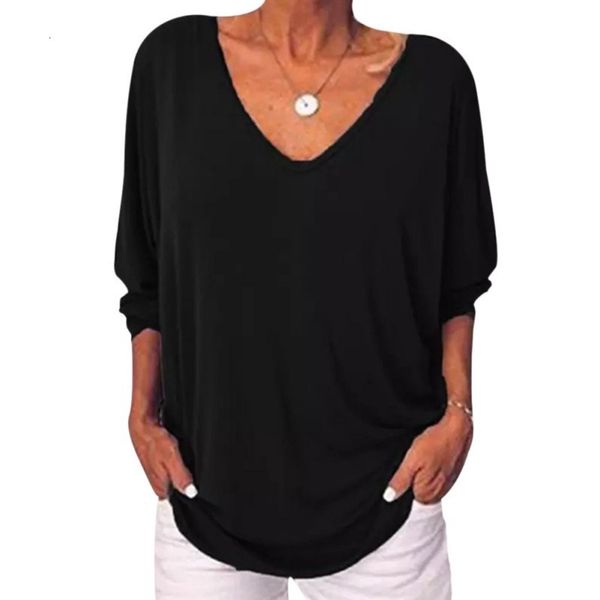 women restore v crack effects colour loss simple wild mouse button casual t-shirt, White 
women restore v crack effects colour loss simple wild mouse button casual t-shirt, White