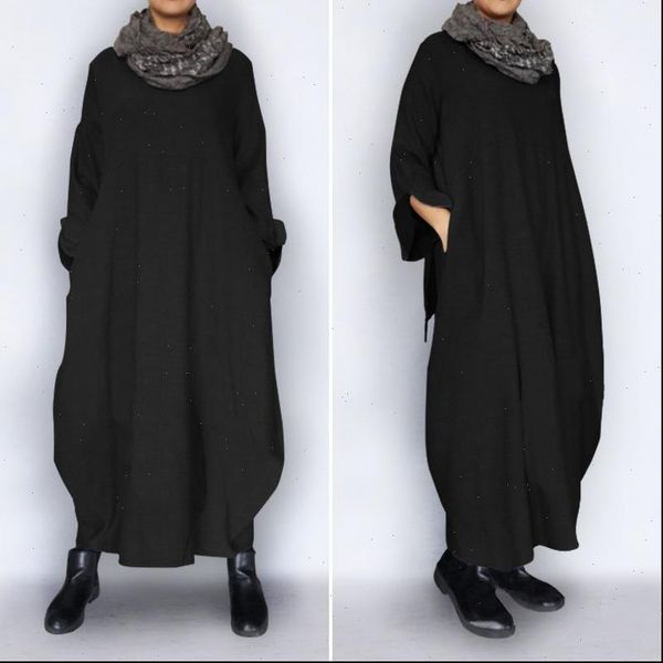 vintage dress women robe 2021 spring casual loose long sleeve maxi long dress thin sweatshirts plus size vestidos, Black;gray
vintage dress women robe 2021 spring casual loose long sleeve maxi long dress thin sweatshirts plus size vestidos, Black;gray