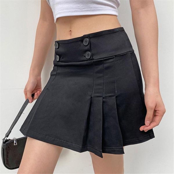 skirts women fashion casual spring autumn high elastic button pleated mini skirt with side zipper girls dating daily wear black bottoms
skirts women fashion casual spring autumn high elastic button pleated mini skirt with side zipper girls dating daily wear black bottoms