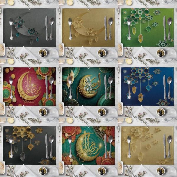 mats & pads muslim ramadan festival printing table napkins star moon night party decor tablecloth kitchen placemat
mats & pads muslim ramadan festival printing table napkins star moon night party decor tablecloth kitchen placemat