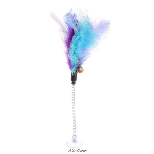 cat toys interactive feather stick spring suction cup kitten pet teaser funny wand bell toy supplies
cat toys interactive feather stick spring suction cup kitten pet teaser funny wand bell toy supplies