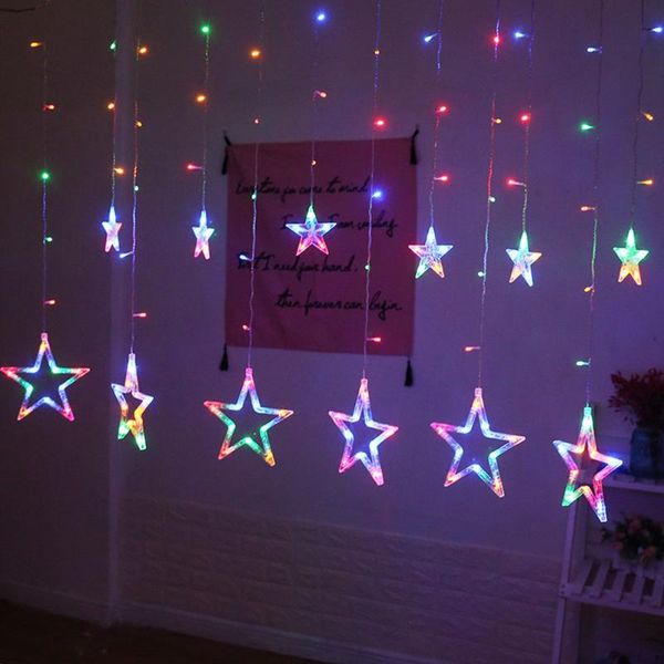 led stars christmas hanging curtain lights string net xmas home party home dec wedding party bedroom garden decorations
led stars christmas hanging curtain lights string net xmas home party home dec wedding party bedroom garden decorations