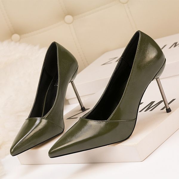 696-9 fashion womens high-heeled nude shoes low-cut stiletto heel single-layer shoes versatile slimming pointed high heels single-layer shoe, Black
696-9 fashion womens high-heeled nude shoes low-cut stiletto heel single-layer shoes versatile slimming pointed high heels single-layer shoe, Black