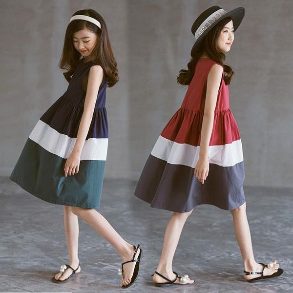 girl's dresses 6 to 16 years, 2021 kids cotton dress girls summer children clothes baby toddler sundress three colors patchwork,#6185, Red;yellow
girl's dresses 6 to 16 years, 2021 kids cotton dress girls summer children clothes baby toddler sundress three colors patchwork,#6185, Red;yellow