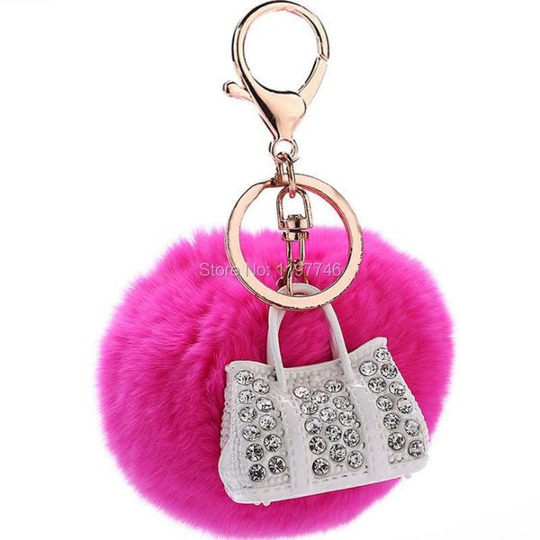 keychains rhinestone keychain crafts crystal handbag key chain creative gift keyring 2021 pink fur ball ring, Silver
keychains rhinestone keychain crafts crystal handbag key chain creative gift keyring 2021 pink fur ball ring, Silver