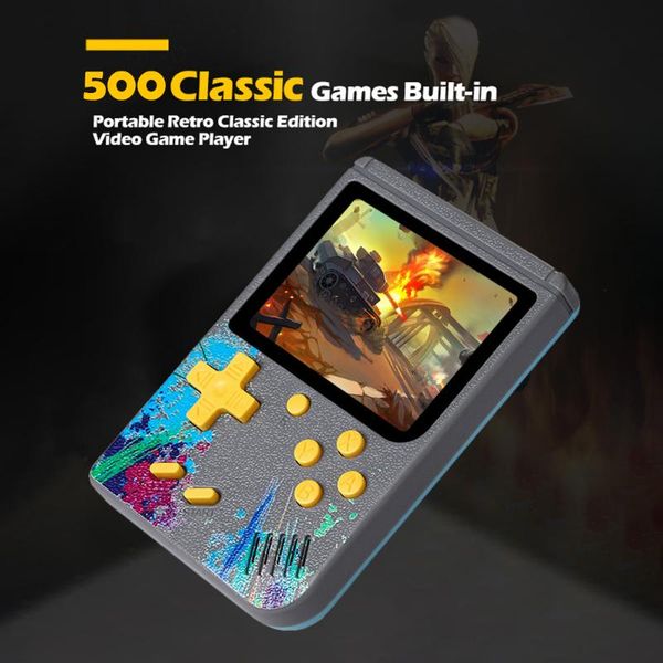 portable game players 500 in 1 retro video console 8-bit 3.0 inch color lcd screen mini handheld pocket player
portable game players 500 in 1 retro video console 8-bit 3.0 inch color lcd screen mini handheld pocket player