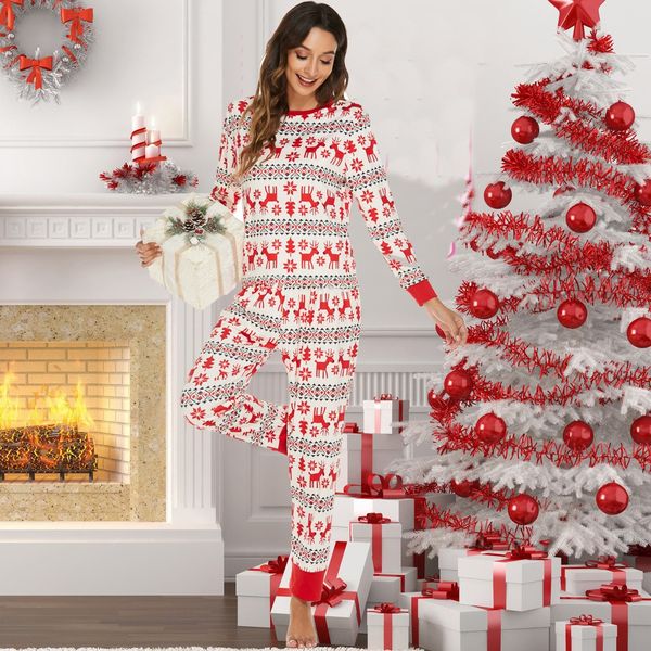 2021 christmas ladies long sleeve lounge warm set nightwear cartoon pattern reindeer plaid round neck pajamas women sleepwear, Black;red
2021 christmas ladies long sleeve lounge warm set nightwear cartoon pattern reindeer plaid round neck pajamas women sleepwear, Black;red