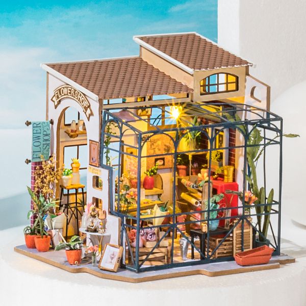 Rolife DIY Dollhouse Happy Corner Series Wooden Miniature Doll House for Birthday Gift
Rolife DIY Dollhouse Happy Corner Series Wooden Miniature Doll House for Birthday Gift