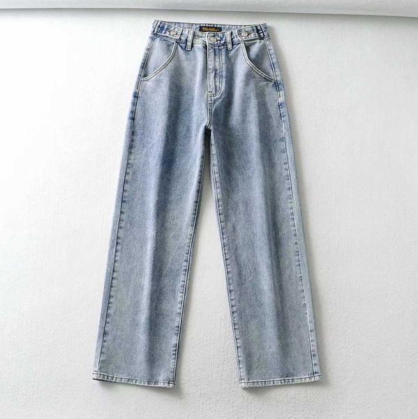 fashion jeans ins blogger's personalized love pocket straight pants women's high waist loose floor sweeping in autumn and winter 2, Blue
fashion jeans ins blogger's personalized love pocket straight pants women's high waist loose floor sweeping in autumn and winter 2, Blue