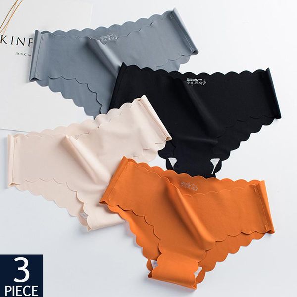 women's panties 3pcs/set ice silk ruffle lot for women solid seamless briefs female mid rise breathable underwear lady lingerie, Black;pink
women's panties 3pcs/set ice silk ruffle lot for women solid seamless briefs female mid rise breathable underwear lady lingerie, Black;pink