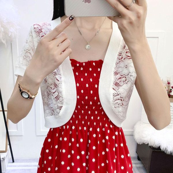 large size 5xl thin summer jacket woman causal sun-protective coat crochet 3d appliques cardigan new korean lace outerwear, Black;brown
large size 5xl thin summer jacket woman causal sun-protective coat crochet 3d appliques cardigan new korean lace outerwear, Black;brown