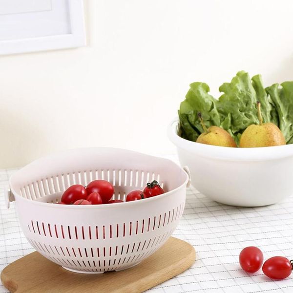practical kitchen drainage basket plastic double layer washing fruits vegetable supply household storage accessories practical qylean
practical kitchen drainage basket plastic double layer washing fruits vegetable supply household storage accessories practical qylean
