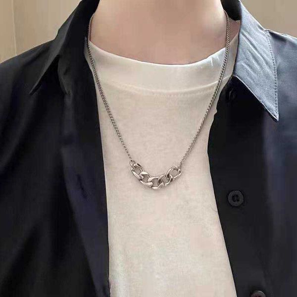 hip hop ins creative versatile geometric oval chain clavicle metal texture simple temperament necklace woman, Silver
hip hop ins creative versatile geometric oval chain clavicle metal texture simple temperament necklace woman, Silver