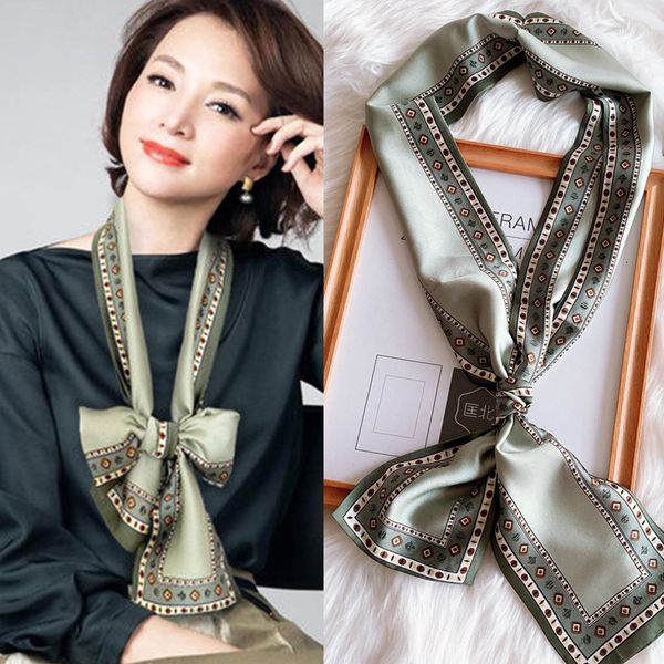 scarve spring and autumn korean fashion versatile satin double layer printing floral scarv women, Blue;gray
scarve spring and autumn korean fashion versatile satin double layer printing floral scarv women, Blue;gray