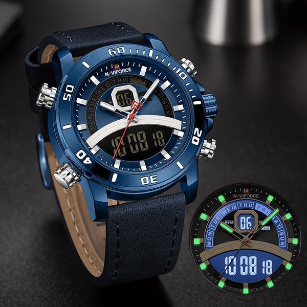 wristwatches naviforce sport watches men analog digital timing military quartz wristwatch male luxury wild waterproof clock relogio masculin, Slivery;brown
wristwatches naviforce sport watches men analog digital timing military quartz wristwatch male luxury wild waterproof clock relogio masculin, Slivery;brown